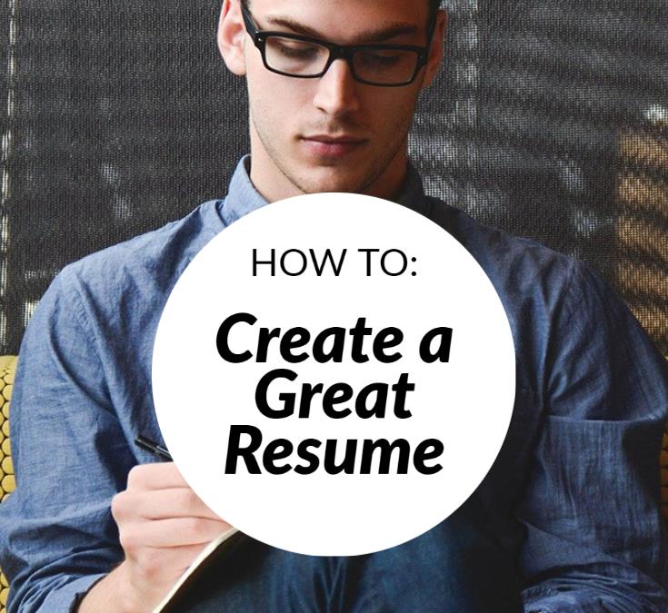 How To Build A Great Resume